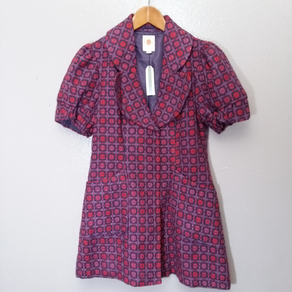 Anthro Tulle Coat - Picture 2 of 7